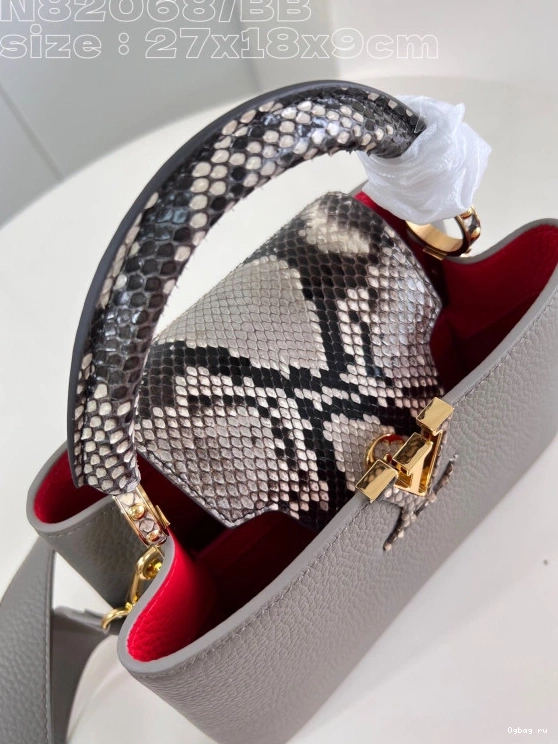 CAPUCINES VUITTON BB-27*18*9CM LOUIS 0714